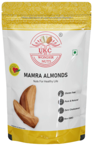 Mamra almonds front